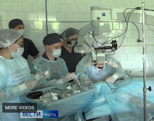 Наши врачи ЛОР-хирурги провели сложные операции в Чите. 